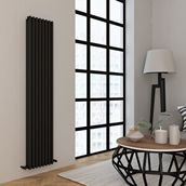 Carisa Tubulous 180x36 cm Kumlu Siyah Alüminyum Radyatör