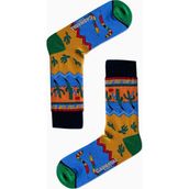 Carnaval Socks Kaktüs Vahşi Batı Desenli Renkli Erkek Çorap - 36 - 44