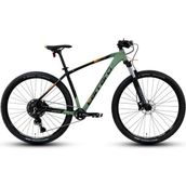 Carraro 29J Big 2910 10V HD Mat Bambu Yeşili Siyah Turuncu 48 Kadro Dağ Bisikleti