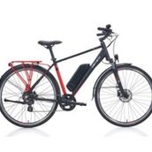 Carraro E Line E Life Siyah Kırmızı 47 Kadro Elektrikli Bisiklet