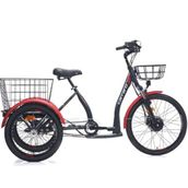 Carraro E-Line ePack 2.1 Unisex 410H Nex-3 HD Mat Siyah Kırmızı Gri Elektrikli Bisiklet