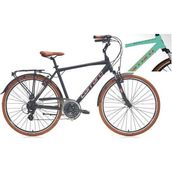 Carraro Elite 804 520H V 28 Jant 24 Vites Mat Turkuaz Kahve Bakır Erkek Şehir Bisikleti
