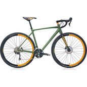 Carraro Gravel G2 28 Jant 20 Vites Mat Haki Siyah Turuncu Yarış Bisikleti