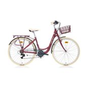 Carraro Juliet 28 Jant 430h Mat Kırmızı-Krom-Krem Şehir Bisikleti