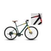 Carraro Sportive 328C 480H HD 28 Jant 18 Vites Mat Siyah Kırmızı Erkek Şehir Bisikleti