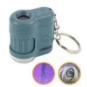 Carson MM-280B Micro Mini Mavi Cep Mikroskobu Anahtarlık
