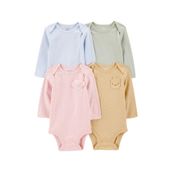 Carter's Kız Bebek 4'lü Body Uzun Kollu