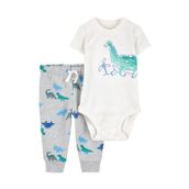 Carter's Mavi Erkek Bebek 2'li Body ve Pantolon Set