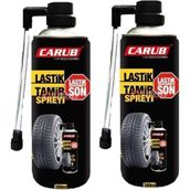 Carub Lastik Tamir Köpüğü 400 ml 2 Adet - 400 ml Lastik Tamir Spreyi 2 Adet