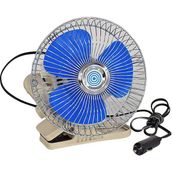 Carub Mandallı Döner Başlıklı Araç İçi Fan 12 Volt Oto Vantilatör