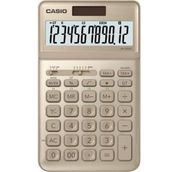 Casio JW-200SC-GD 12 Hane Altın Sarı Masa Üstü Hesap Makinesi