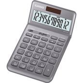 Casio JW-200SC-GY 12 Hane Gri Masa Üstü Hesap Makinesi
