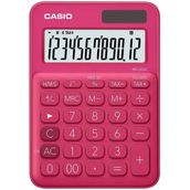 Casio MS-20UC-RD Koyu Pembe Masa Tipi 12 Haneli Hesap Makinesi