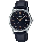 Casio MTP-V002L-1B3UDF Siyah Deri Kordon Erkek Kol Saati