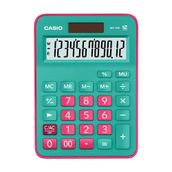 Casio MX-12B-GNRD Yeşil Pembe 12 Haneli Hesap Makinesi