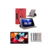 Casper VIA L50 11" için Uyumlu Standlı Tablet Kılıfı + NANO Kırılmaz Ekran Koruyucu+Dokunmatik Kalem