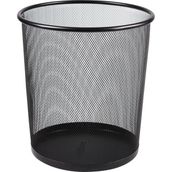 Cassa 10 lt Siyah Renk Metal Delikli Çöp Kovası