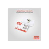 Cassa Klipsli İğneli Yaka Kartı 7511