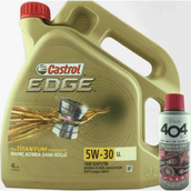 Castrol Edge Ll 5W-30 4 Litre Sentetik Motor Yağı + Yağlayıcı Sprey