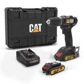 Cat DX155.1 18 Volt 2.0 Ah Li-Ion Çift Akülü Profesyonel Şarjlı Darbeli Matkap