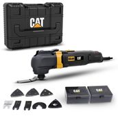 CAT DX49.1 350 Watt Profesyonel Çok Amaçlı Devir Ayarlı Kesme Raspalama ve Zımpara + 14 Adet Aksesuar
