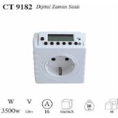 CATA CT-9182 Zaman Ayarlı Dijital Saatli Priz