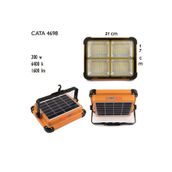 Cata Unichrome Güneş Enerjili Solar 200w Watt Led Projektör Taşınabilir Sarı Beyaz Ve Çakar Işık Lamba
