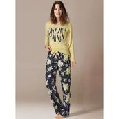 Catherine's 408 Sarı Kadın Pijama Takımı