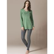 Catherine's 412 Yeşil Kadın Pijama Takımı