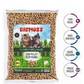 CatMozz Eco Hipoalerjenik Organik 20 lt Çam Peleti Kedi Kumu