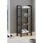 Çavdar Group 4 Katlı Ekonomik Ahşap Çubuklu 40 cm Ayakkabılık, Raf Ünitesi - 001-Renkli