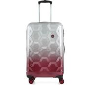 Ççs 5226 London Bordo Beyaz Orta Boy Valiz