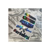 Cebeci Oto Hologramlı Arka Cam Sticker Ayrı Ayrı Yapıştırılabilir.Oto-Moto Bisiklet Uyumlu