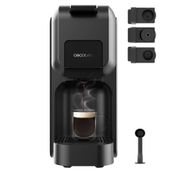 Cecotec Kapsül Kahve Makinesi Freestyle Kompakt Siyah. 1350W, Termoblok Isıtma, 20 Bar Forcearoma Teknolojisi, 4'ü 1 Arada Espresso Makinesi. Çekilmiş Kahve, Dolce Gusto, Nespresso ve K-Fee için