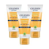 Celenes Herbal SPF100 3x50 ml Güneş Kremi