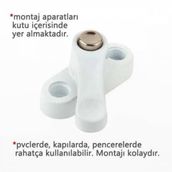 Çelik 6 Adet Pvc Kapı Pencere Emniyet Pimapen Kilidi