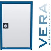 Çelik Dosya Dolabı Metal Dolap Ofis Dolapları Arşiv , Garaj , Bahçe , Kiler , Balkon 50X42X75 - Mavi - Gri