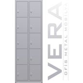 Çelik Dosya Dolabı Metal Dolap Ofis Dolapları Arşiv , Garaj , Bahçe , Kiler , Balkon 80X38X120 - Gri