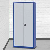 Çelik Dosya Dolabı Metal Dolap Ofis Dolapları - Mavi - Gri