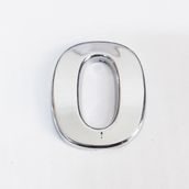 Cemax 3.75 cm Krom Yapışkanlı 0 Rakamı