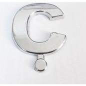 Cemax 3.75 cm Krom Yapışkanlı C Harfi