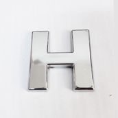 Cemax 3.75 cm Krom Yapışkanlı H Harfi