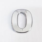 Cemax 3.75 cm Krom Yapışkanlı O Harfi