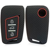 CemOto Anhtklfplt Volkswagen Skoda Seat Silikon Anahtar Kılıfı