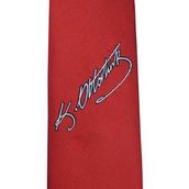 Cengiz İnler Atatürk İmzalı Mikrofiber Erkek Kravat Aksesuar