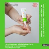 Centecassol Çay Ağacı Özü Içeren Akne ve Komedon Karşıtı, Onarıcı, Nemlendirici, Besleyici Krem