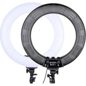 Cep Case 18 Inc Ring Light LED Make Up Youtuber Kuaför Makyaj 2m Stand - Beyaz