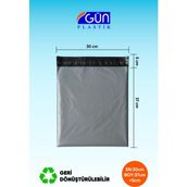 Cepsiz Kargo Poşeti 30 x 37 + 5 cm (1000 Adet)
