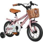 Cesa Bikes Coffee Collectıon 12 Jant Özel Kabartma Etiket Pastel Pembe Çocuk Bisikleti