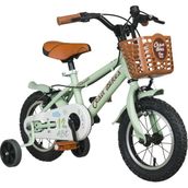 Cesa Bikes Coffee Collectıon 12 Jant Özel Kabartma Etiket Pastel Yeşil Çocuk Bisikleti